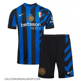 Maglie da calcio Inter Milan Lautaro Martinez #10 Prima Maglia Bambino 2024-25 Manica Corta (+ Pantaloni corti)